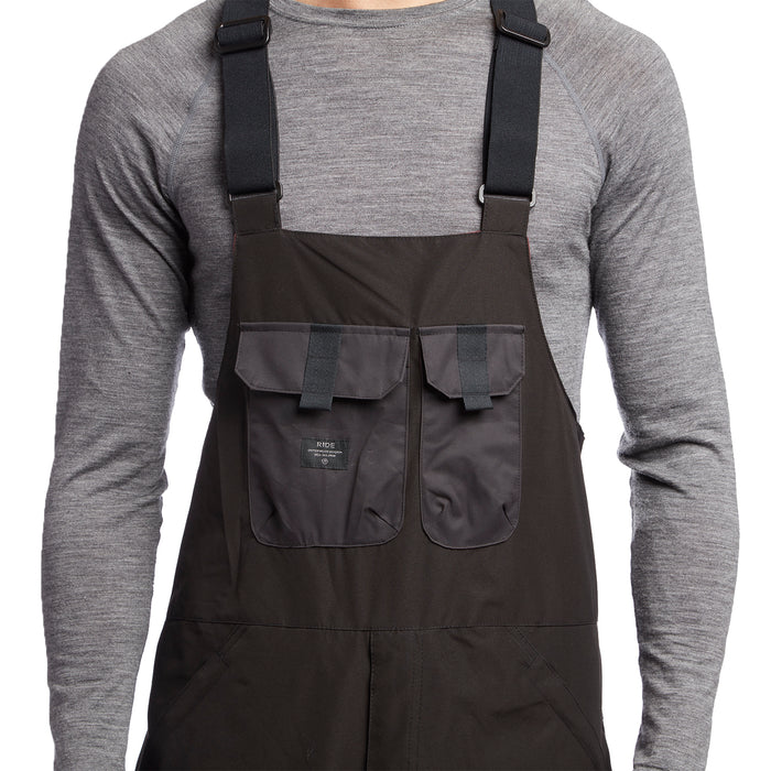 Ride x evo Central Bibs Black/Waxed Black