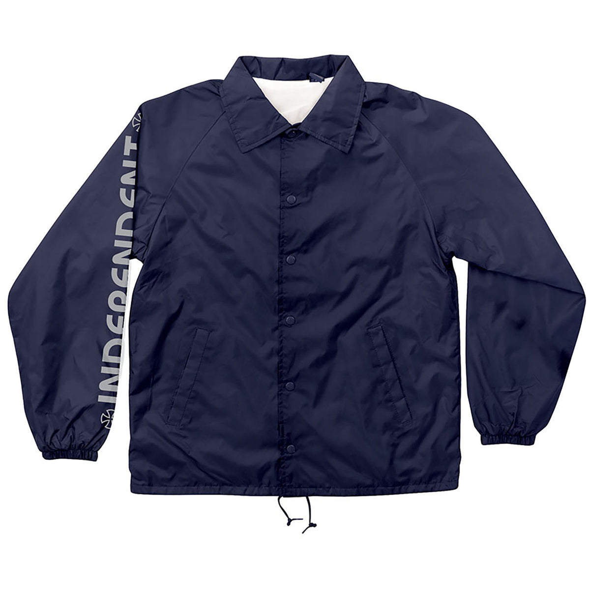 Independent Metallic Bar/Cross Coach Jacket Navy