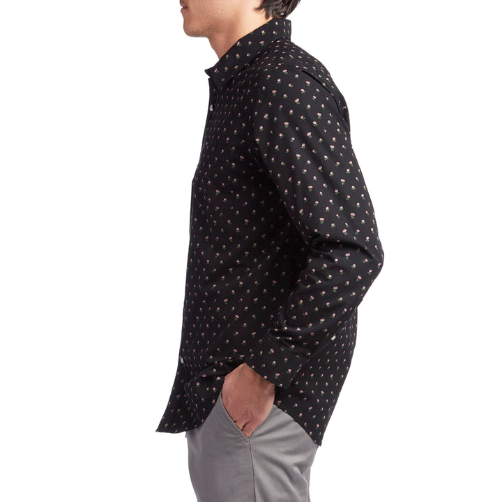 Obey Clothing Darcey Long-Sleeve Shirt Black Multi