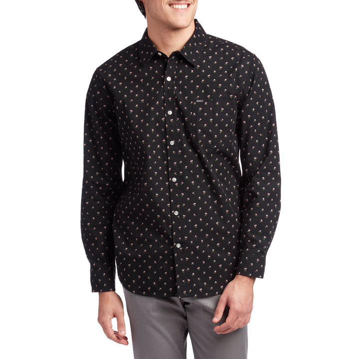 Obey Clothing Darcey Long-Sleeve Shirt Black Multi
