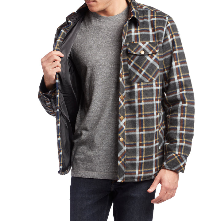 Dark Seas Wedge Shirt Jacket Brown