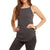Chaser Triblend Rib Racerback Tank Top - Women's Black