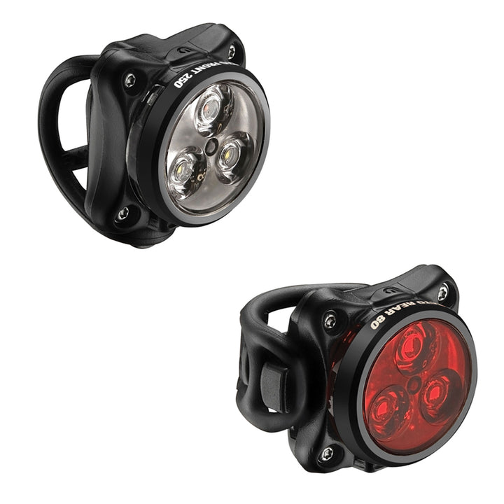 Lezyne Zecto Drive Bike Light Set Black