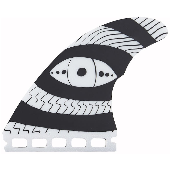 Captain Fin Dylan Gravezilla Single Tab Fin Set Black