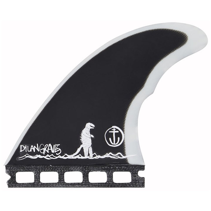 Captain Fin Dylan Gravezilla Single Tab Fin Set Black