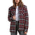 Volcom Plaid About You Flannel Shacket - Women's Burgundy