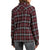 Volcom Plaid About You Flannel Shacket - Women's Burgundy