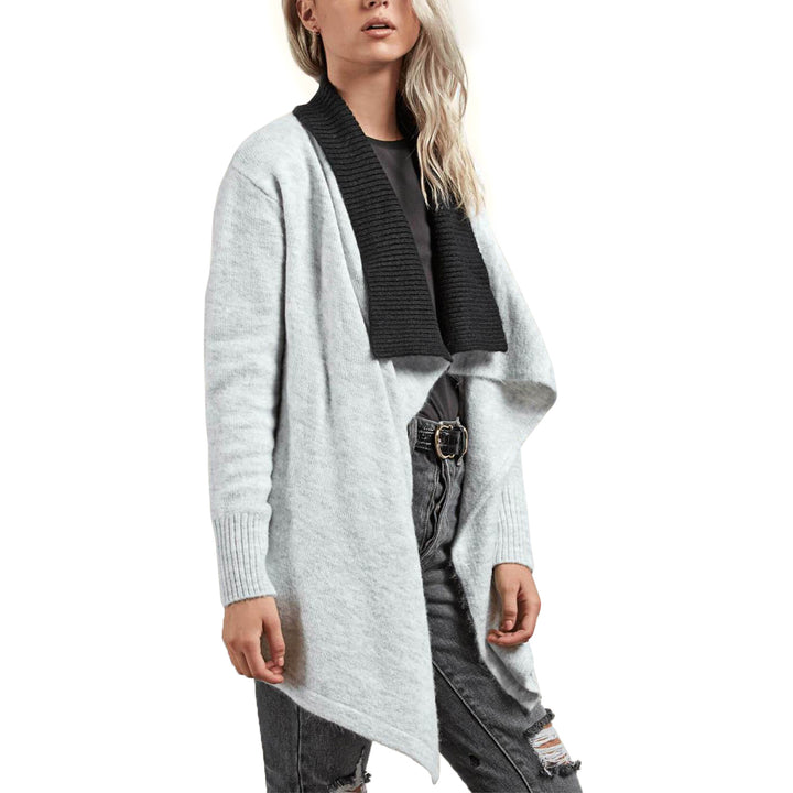 Volcom Cold Band Wrap Sweater - Women's Heather Grey