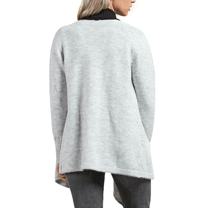 Volcom Cold Band Wrap Sweater - Women's Heather Grey