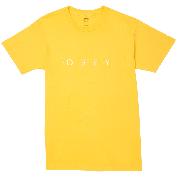 Obey Clothing Premium Novel T-Shirt Gold