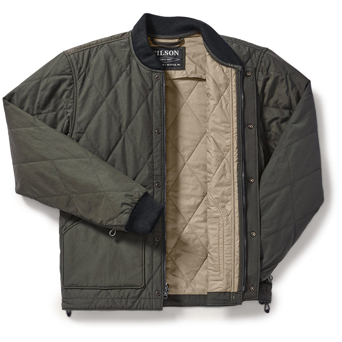 Filson Quilted Pack Jacket Dark Otter Green