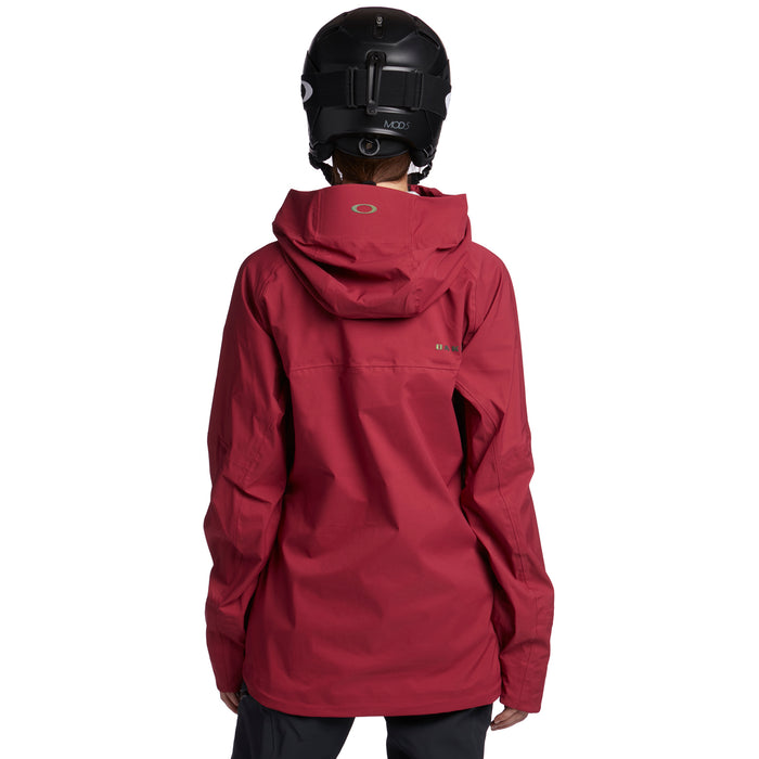 Oakley Snow Shell 3L Anorak Jacket - Women's Burgundy