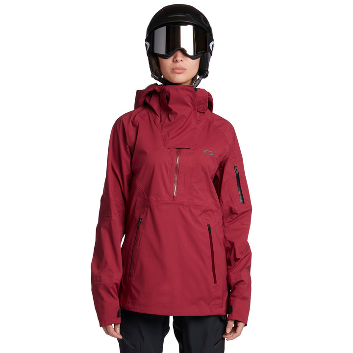Oakley Snow Shell 3L Anorak Jacket - Women's Burgundy