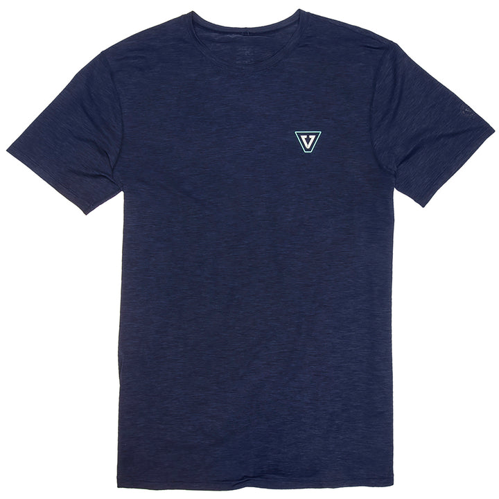 Vissla All Time Short Sleeve Surf Tee Naval Heather