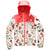The North Face Printed Cyclone Windbreaker Jacket - Women's Spiced Coral/Vintage White Joshua Tree Print