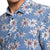 Quiksilver Fluid Geometric Short-Sleeve Shirt Stone Wash Tea Towel