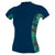 O'Neill Side Print Short Sleeve Rashguard - Women's Abyss/Faro