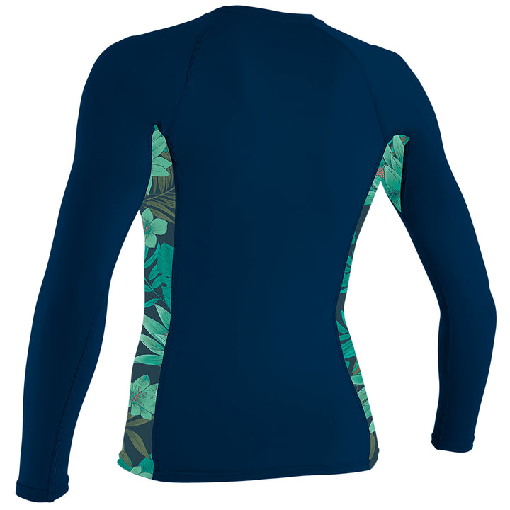 O'Neill Side Print Long Sleeve Rashgaurd - Women's Abyss/Faro