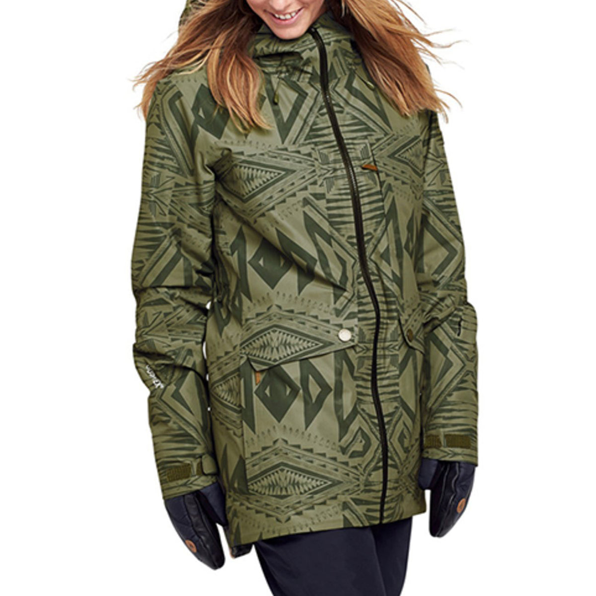 Roxy Glade Printed GORE-TEX 2L Jacket - Women's Four Leaf Clover-Matador