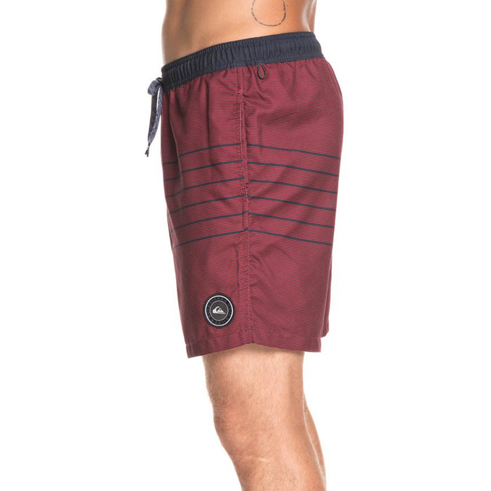 Quiksilver Fineline Volley 17" NB Swim Trunks Brick Red