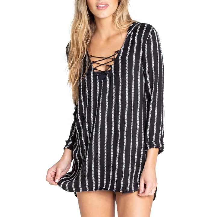 Billabong Same Story Dress - Women's Black White
