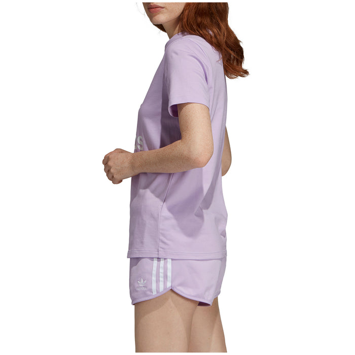 Adidas Trefoil T-Shirt - Women's Purple Glow