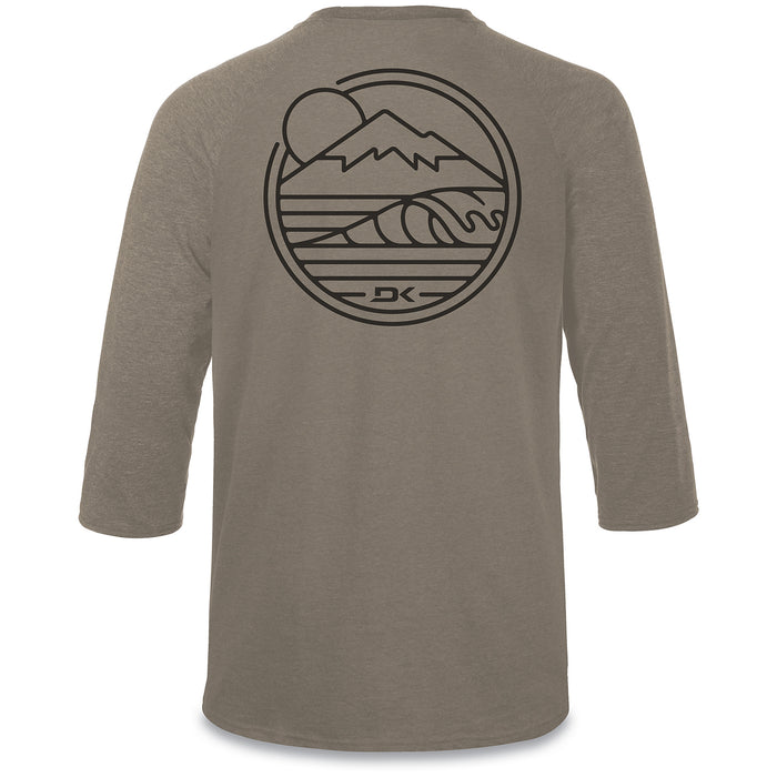 Dakine Well Rounded 3/4 Raglan Tech Tee Grit