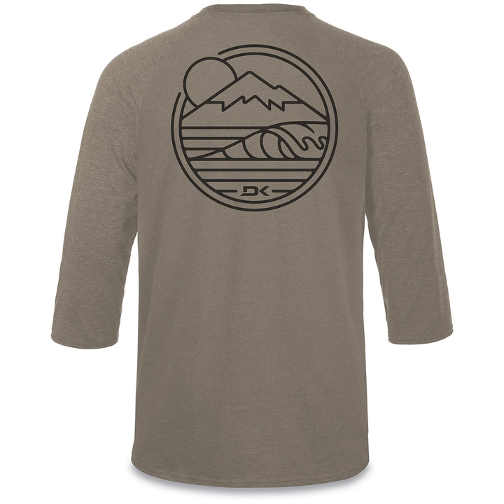 Dakine Well Rounded 3/4 Raglan Tech Tee Grit