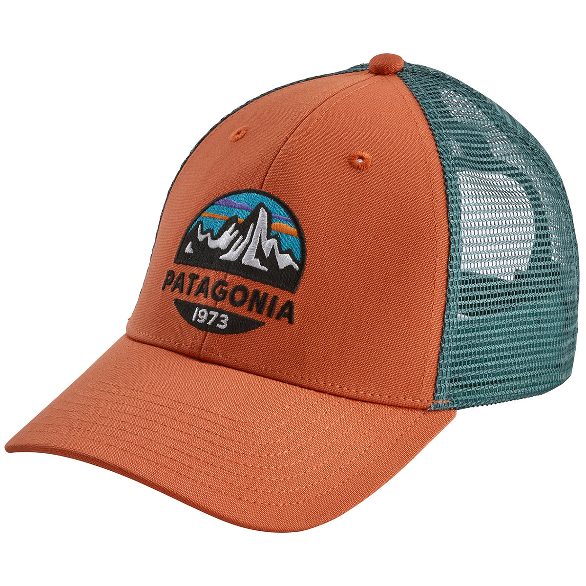 Patagonia Fitz Roy Scope LoPro Trucker Hat Sunset Orange