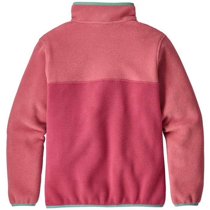 Patagonia Lightweight Synchilla Snap-T Pullover Fleece - Girls' Reef Pink