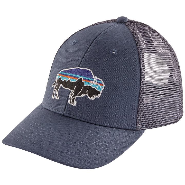 Patagonia Fitz Roy Bison LoPro Trucker Hat Dolomite Blue