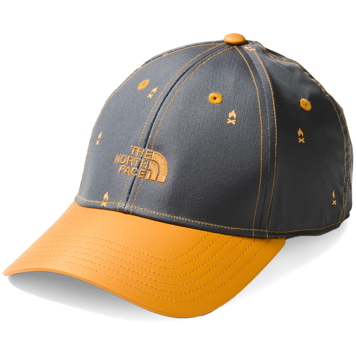 The North Face 66 Classic Tech Hat Citrine Yellow Campfire Print