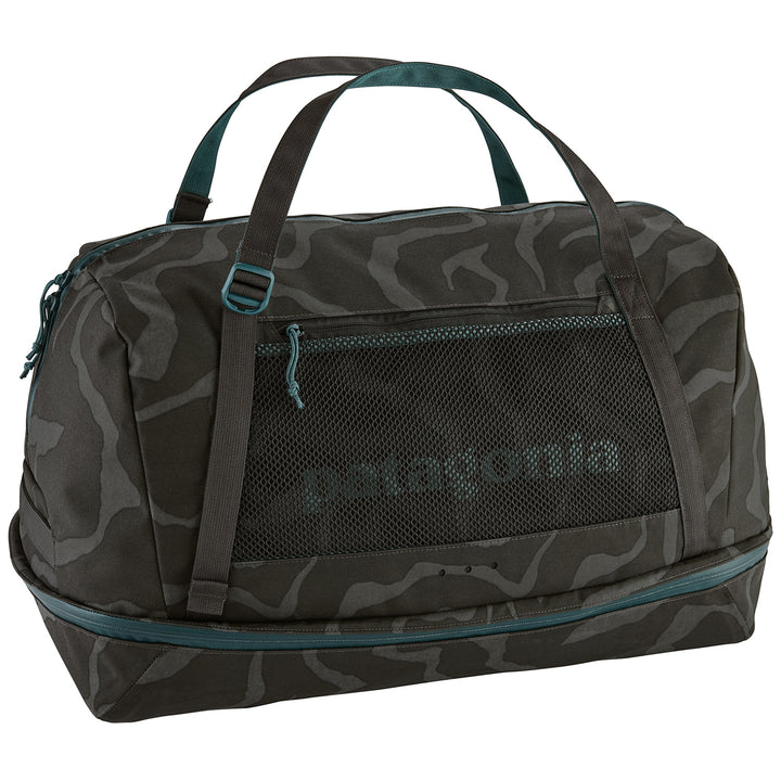 Patagonia Planing Duffel Bag 55L Tiger Tracks Camo: Ink Black