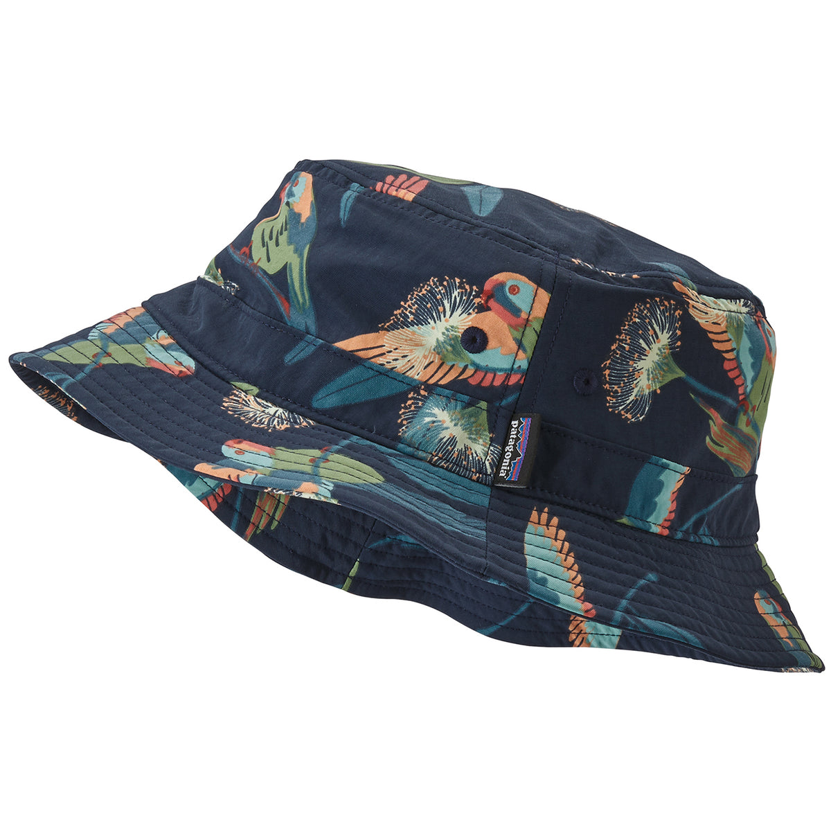 Patagonia Wavefarer Bucket Hat Parrots/Stone Blue