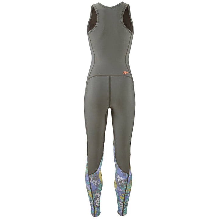 Patagonia R1 Lite Yulex Long Jane Wetsuit - Women's Jurassic Ferns Forest/Light Violet Blue