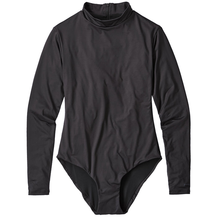 Patagonia Swell Seeker Long-Sleeve One-Piece Swimsuit - Women's Ink Black