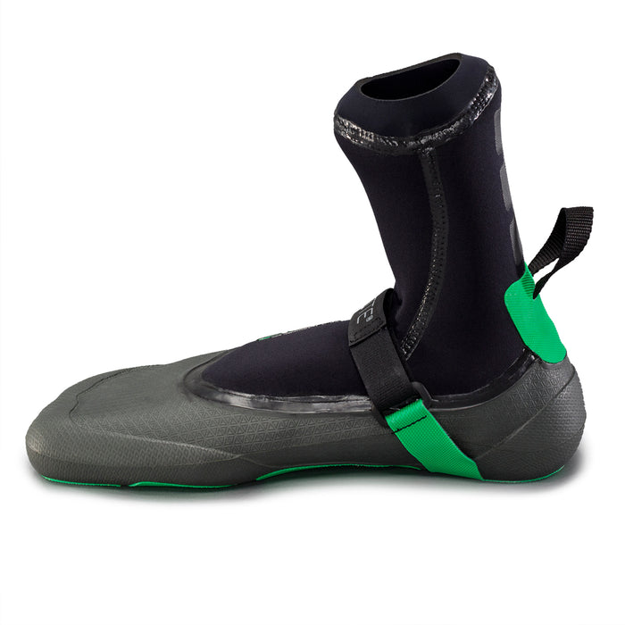 Solite 3mm Custom Pro Wetsuit Booties Black/Grey/Green