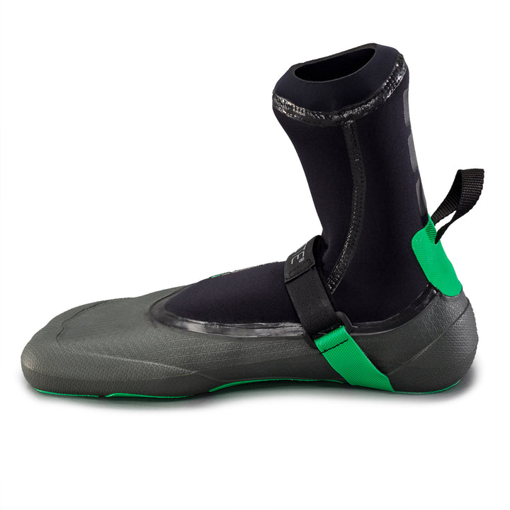 Solite 3mm Custom Pro Wetsuit Booties Black/Grey/Green