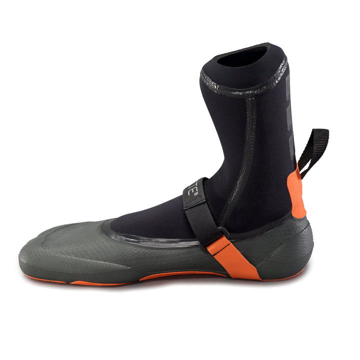 Solite 6mm Custom Pro Wetsuit Booties Grey/Orange/Black