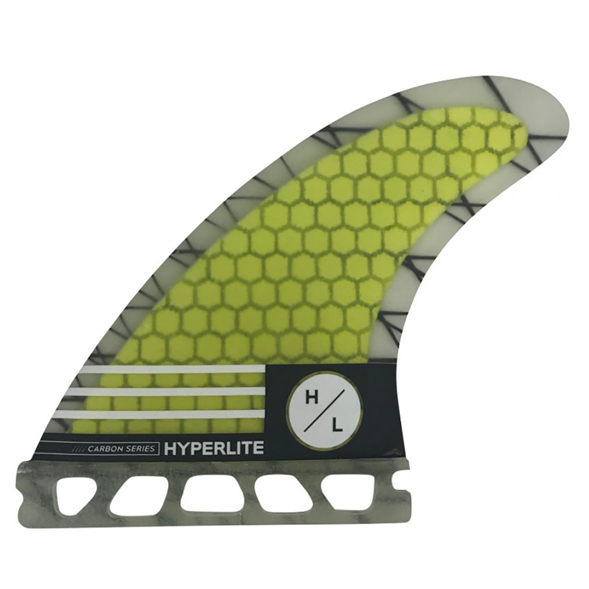 Hyperlite 4.75'' Carbon Surf Fin Set w/ Key