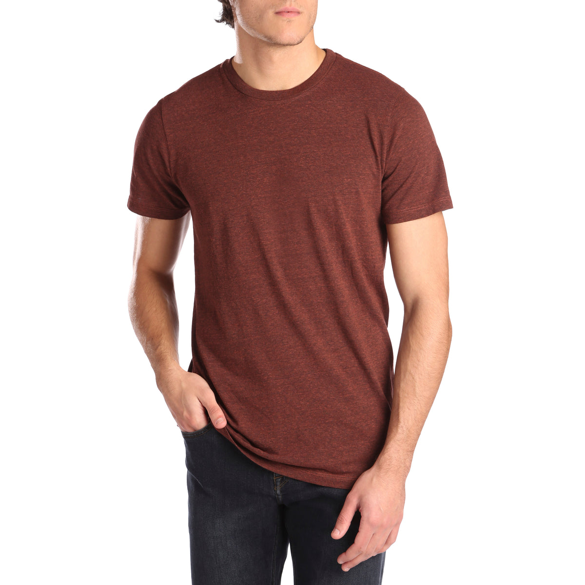 evo Triblend Crew T-Shirt Fired Brick