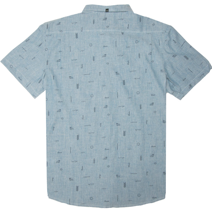 Vissla Gado Gadoo Short-Sleeve Shirt Blue Heather
