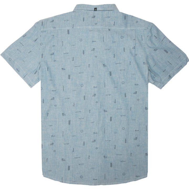 Vissla Gado Gadoo Short-Sleeve Shirt Blue Heather