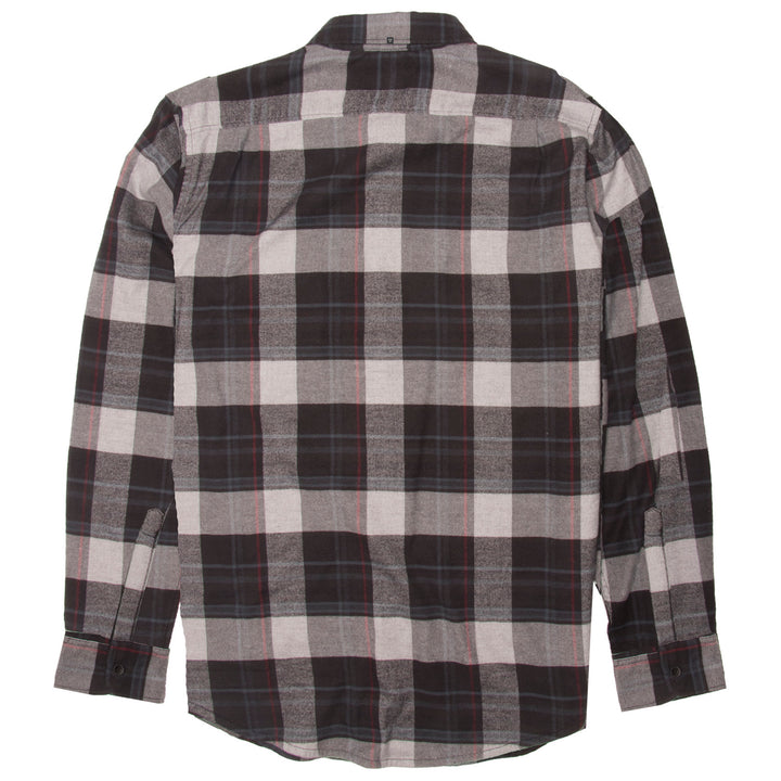Vissla Central Coast Long-Sleeve Flannel Shirt Black