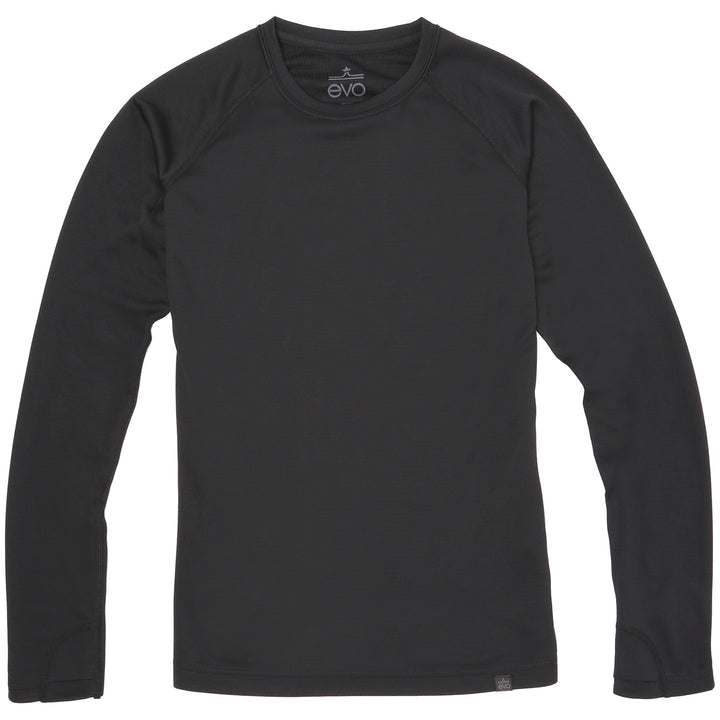 evo Ridgetop Polartec® Power Grid™ Midweight Crew Top - Women's Black