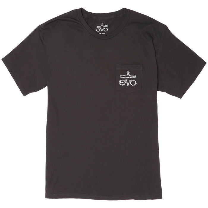 evo Bones Pocket T-Shirt Black