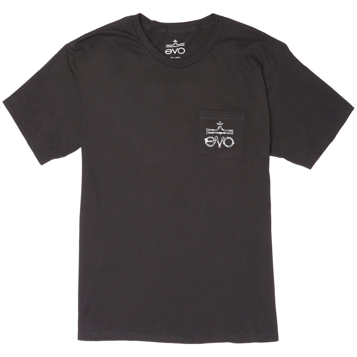 evo Bones Pocket T-Shirt Black