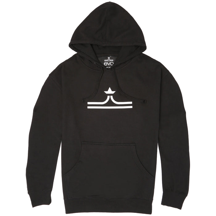 evo Crown Pullover Hoodie Black