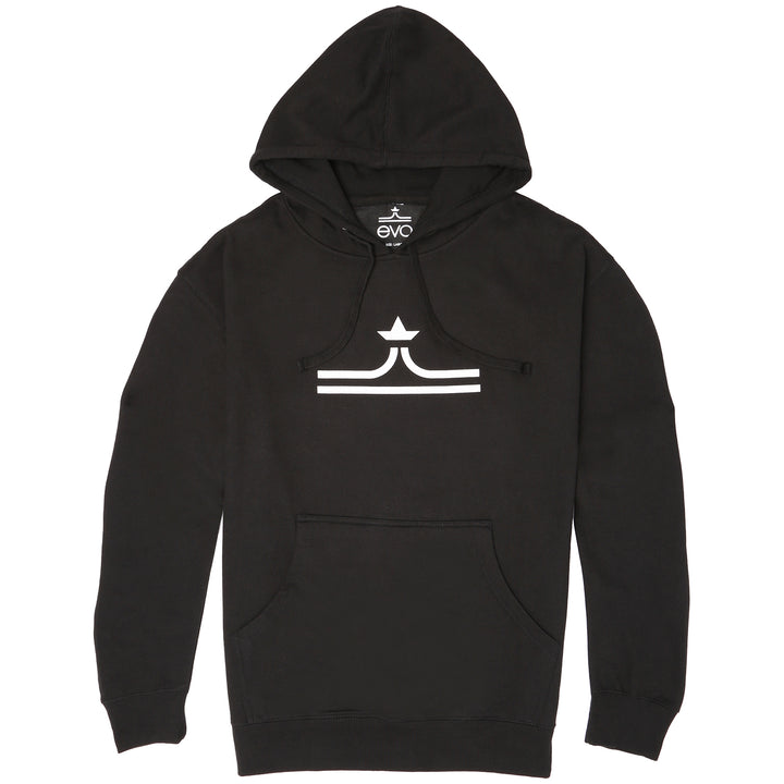evo Crown Pullover Hoodie Black