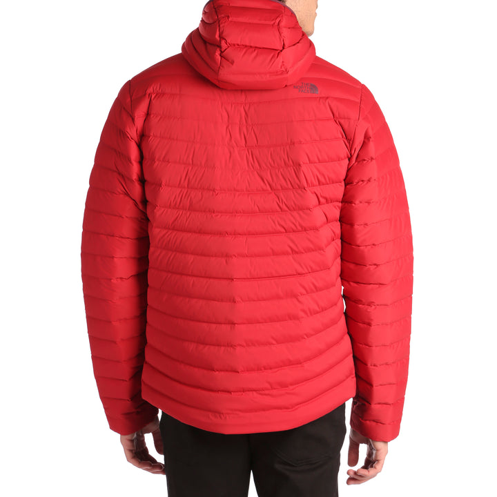 The North Face Stretch Down Hoodie Rage Red/Fig